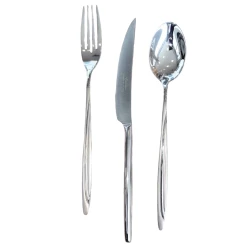 Набор столовых приборов Eurolux CS8184L-132SM на 12 персон, 132 предмета, нержавеющая сталь