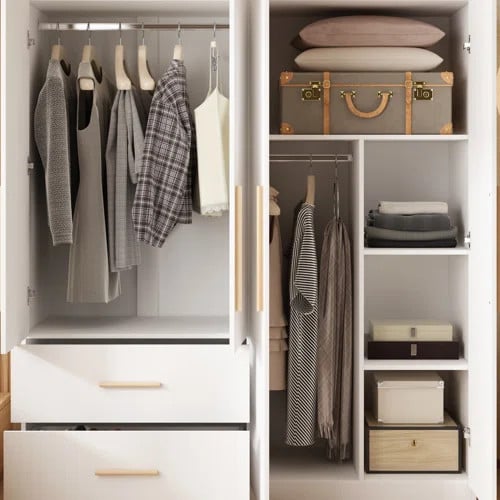 Шкаф Elegant Wood ZARR179, ламинат,160х50.2х180.2 см Шкаф Elegant Wood ZARR179, ламинат,160х50.2х180.2 см