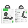 Беспроводное зарядное устройство Hoco CQ11 3-in-1 Wireless Magnetic 15W Black Беспроводное зарядное устройство Hoco CQ11 3-in-1 Wireless Magnetic 15W Black