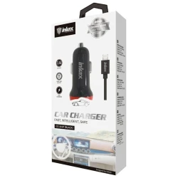 Avtomobil enerji toplama cihazı Inkax CC-39 With Lightning Cable Black