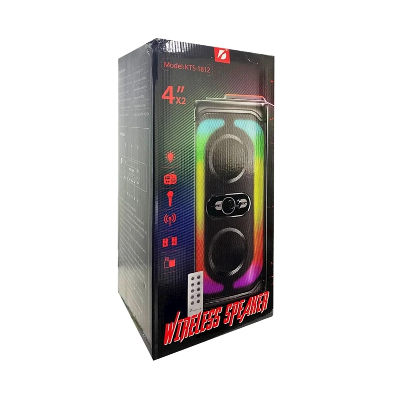 Портативная колонка Torima KTS-1812 Black Портативная колонка Torima KTS-1812 Black