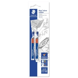 Грифели для карандашей Staedtler Mars Micro Carbon HB, 24 шт, 0.5 мм Грифели для карандашей Staedtler Mars Micro Carbon HB, 24 шт, 0.5 мм