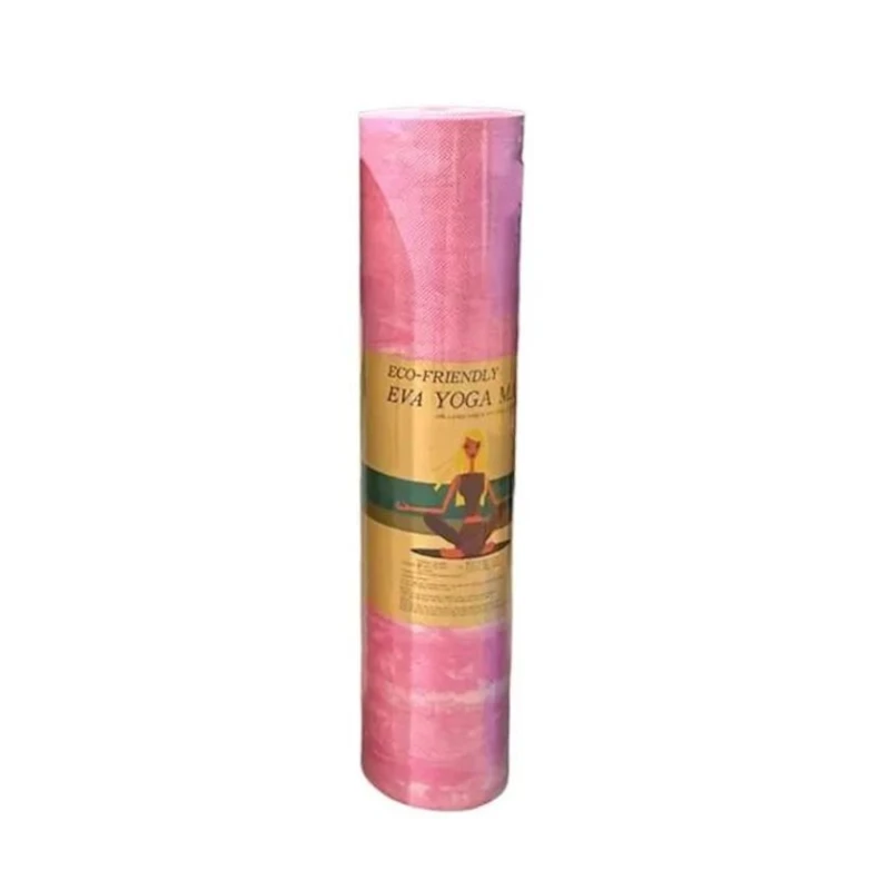 Коврик для йоги Eco-Friendly sm_0091, розовый