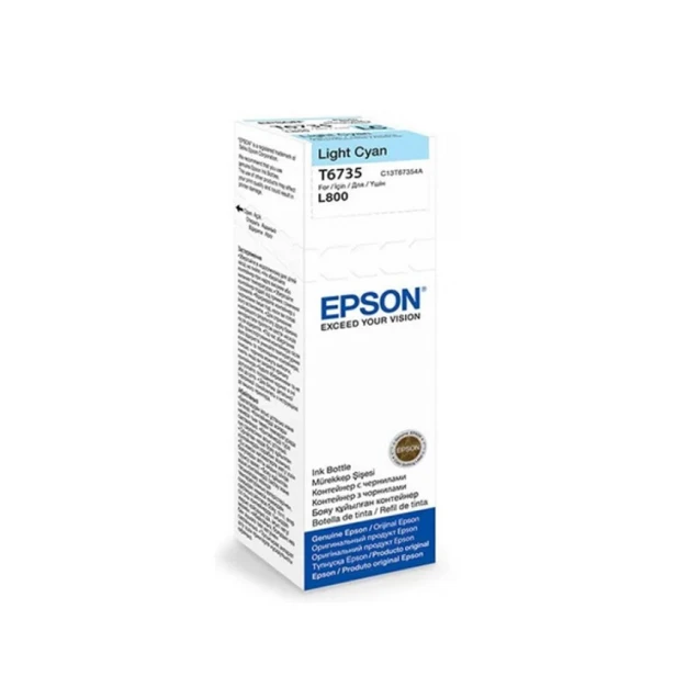 Контейнер с чернилами Epson T6735 Light Cyan (C13T67354A)