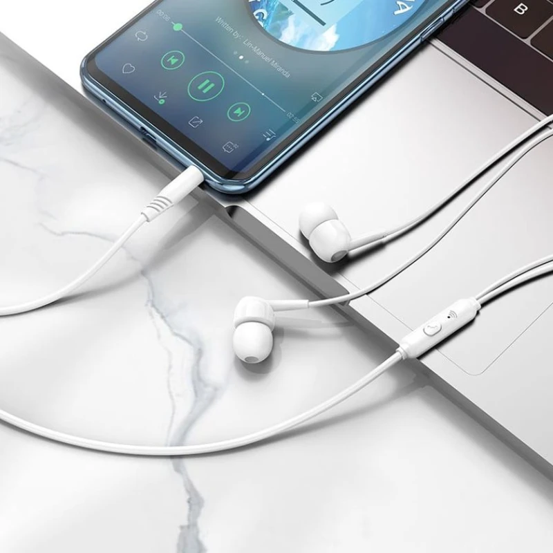 Проводные наушники Hoco M99 White