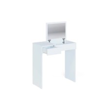 Makiyaj masası Art Mebel 35, laminat, 75x80x45 sm, ağ