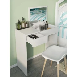 Туалетный столик Art Mebel 35, ламинат, 75х80х45 см, белый