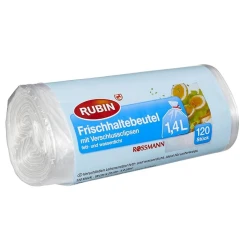 Пакеты для продуктов Rubin, 1.4 л, 120 шт Пакеты для продуктов Rubin, 1.4 л, 120 шт