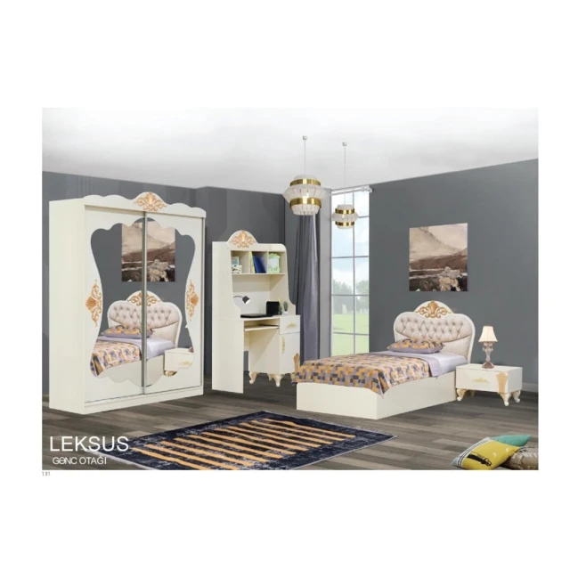 Uşaq mebel dəsti Leksus, krem, laminatdan, çarpayı 105x110x205, dolab 170x224x55, komputer masası 100x178x47, tumba 60x38x40 Uşaq mebel dəsti Leksus, krem, laminatdan, çarpayı 105x110x205, dolab 170x224x55, komputer masası 100x178x47, tumba 60x38x40