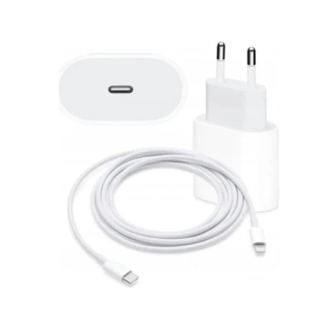 Адаптер 20 W + кабельType-C to Lightning White