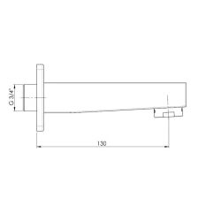 Смеситель для скрытого монтажа GPD Ritmo GGR13 Chromic