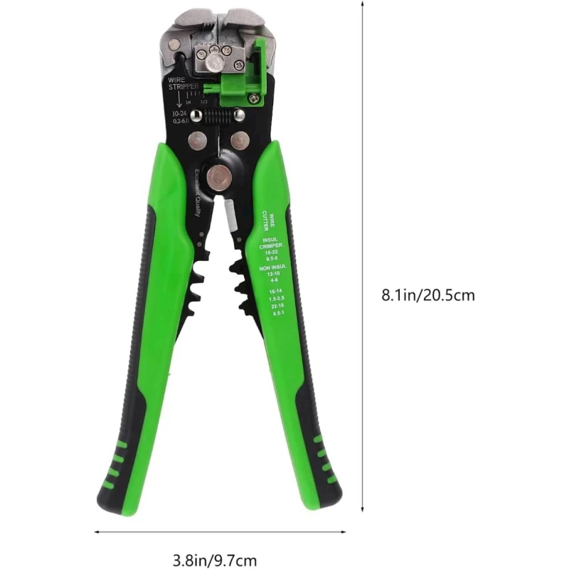 İzolyasiyanın çıxarılması üçün alət Villcase, yaşıl/qara