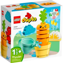 Konstruktor LEGO Duplo Growing Carrot 10981, 1.5+ yaş, 11 əd