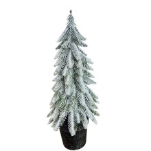 Stolüstü bəzək Şam ağacı 5237_62XS391-7, plastik, 34 sm, ağ