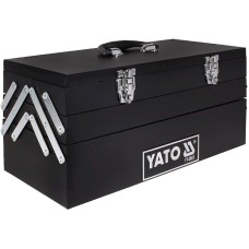 Alətlər üçün qutu Yato YT-0885, 46x20x22.5 sm, qara