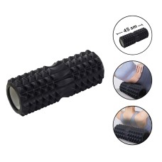 Tikanlı masaj roliki Gymnic 1003, qara, 45 sm