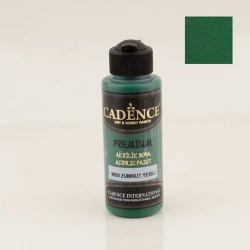 Декоративная акриловая краска Cadence Premium Acrylic Paint 9050 Emerald, Изумрудный, 120 мл