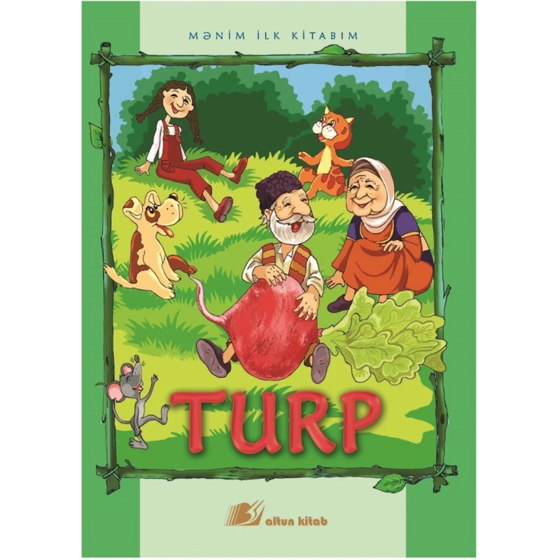 Kitab Altun Kitab Mənim İlk Kitabım Turp, 3+ yaş, 12 səh