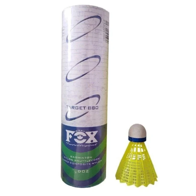 Badminton üçün rəngli volan dəsti Fox, 6 ədəd