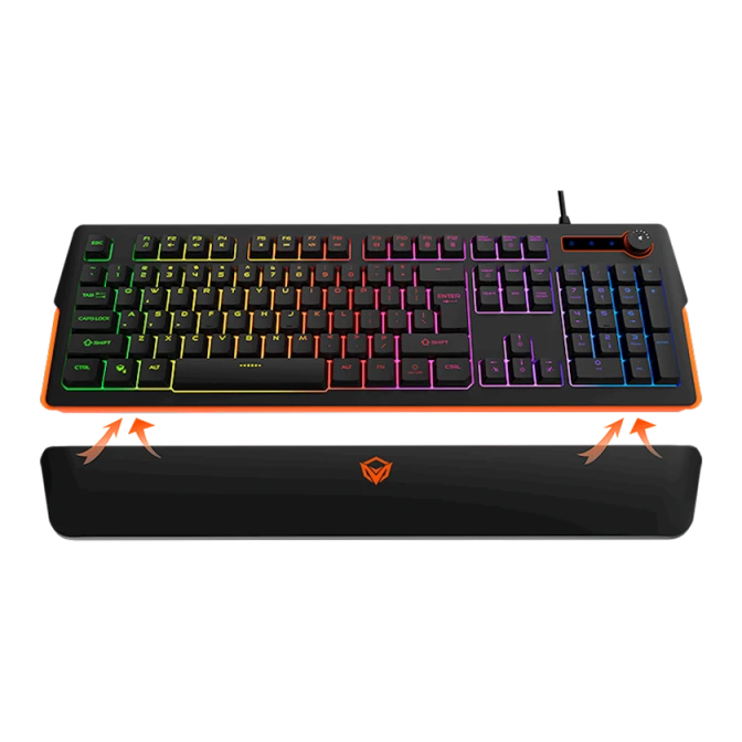 Клавиатура RGB Magnetic Wrist Rest K9520 Black Клавиатура RGB Magnetic Wrist Rest K9520 Black