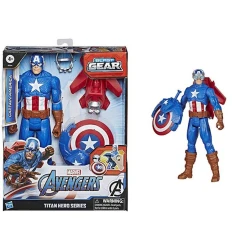 Игровой набор Hasbro Marvel Avengers Мстители Титан Капитан Америка с аксессуарами Игровой набор Hasbro Marvel Avengers Мстители Титан Капитан Америка с аксессуарами