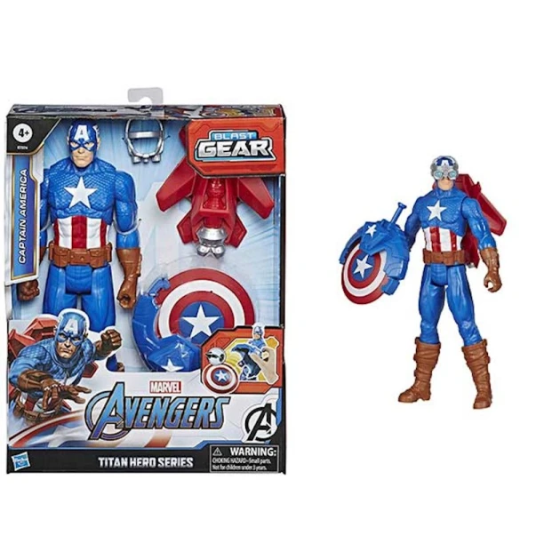 Игровой набор Hasbro Marvel Avengers Мстители Титан Капитан Америка с аксессуарами Игровой набор Hasbro Marvel Avengers Мстители Титан Капитан Америка с аксессуарами