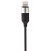 Кабель AUX Earldom ET-AUX54 Mini Jack 3.5mm - Lightning Black 1 м