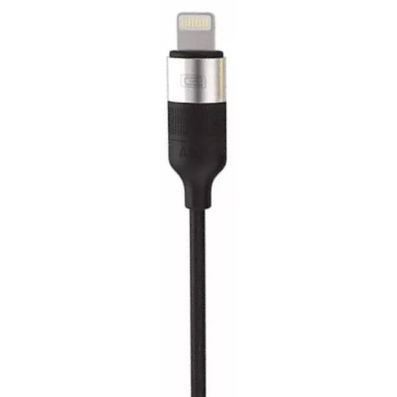 Кабель AUX Earldom ET-AUX54 Mini Jack 3.5mm - Lightning Black 1 м