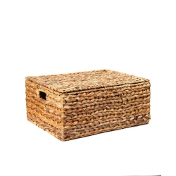 Корзина плетеная Hom-me 105610, 51x40x22 см, коричневая