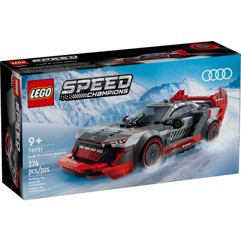 Конструктор LEGO Speed Champions Audi S1 E-tron Quattro 76921, 9+ лет, 274 элементов