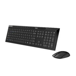 Комплект беспроводной клавиатура и мышь Rapoo 8210M Black