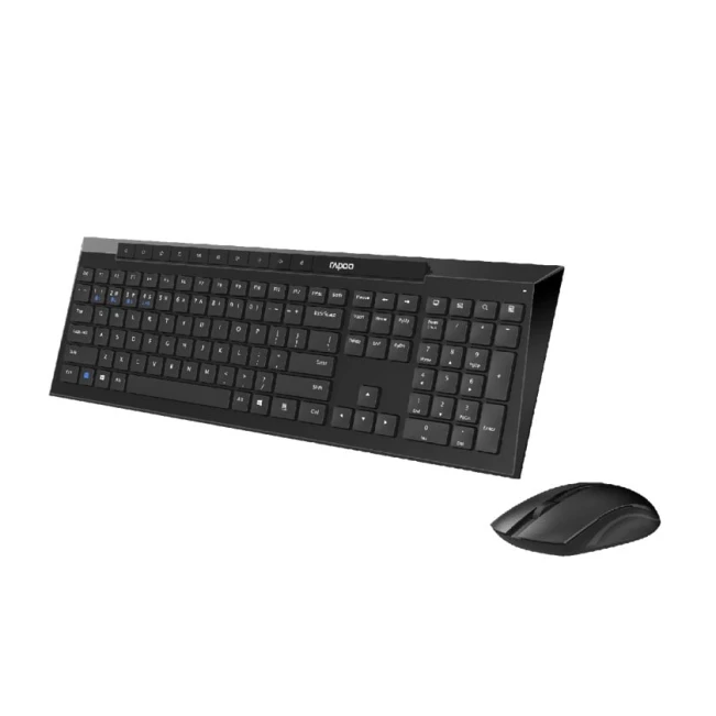 Комплект беспроводной клавиатура и мышь Rapoo 8210M Black