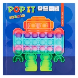 Скетчбук Проф-Пресс Поп Ит Робот, 40 листов, формат A5