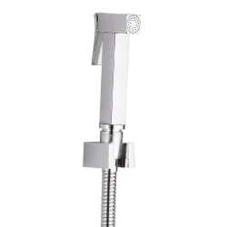 Гигиенический душевой набор Kas Elmas 9120194, латунь, серебристый Гигиенический душевой набор Kas Elmas 9120194, латунь, серебристый