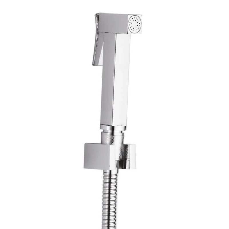 Гигиенический душевой набор Kas Elmas 9120194, латунь, серебристый Гигиенический душевой набор Kas Elmas 9120194, латунь, серебристый