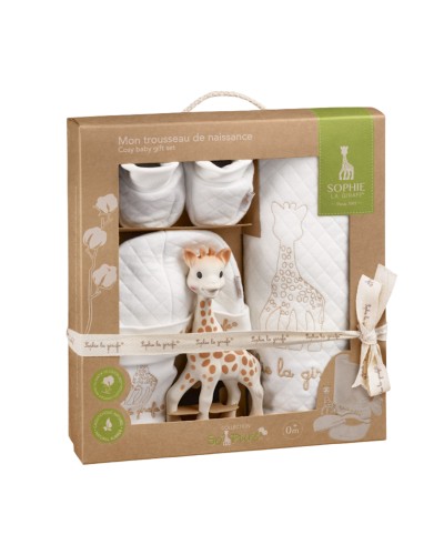 Yeni doğulmuş körpələr üçün hədiyyə dəsti Sophie la Girafe Mon Trousseau de Naissance, 0+ ay