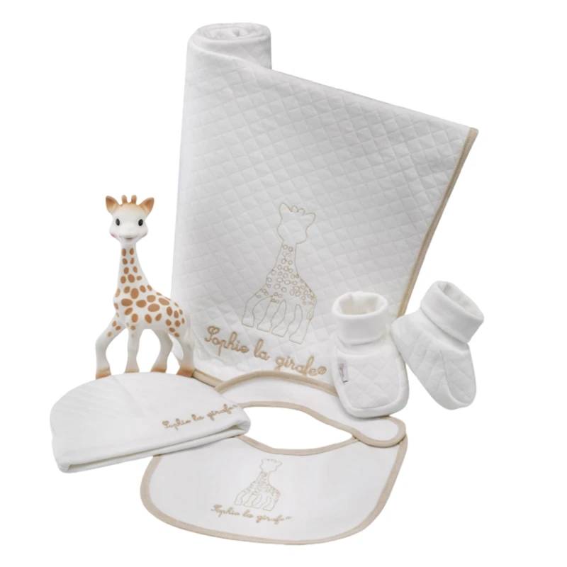 Yeni doğulmuş körpələr üçün hədiyyə dəsti Sophie la Girafe Mon Trousseau de Naissance, 0+ ay Yeni doğulmuş körpələr üçün hədiyyə dəsti Sophie la Girafe Mon Trousseau de Naissance, 0+ ay