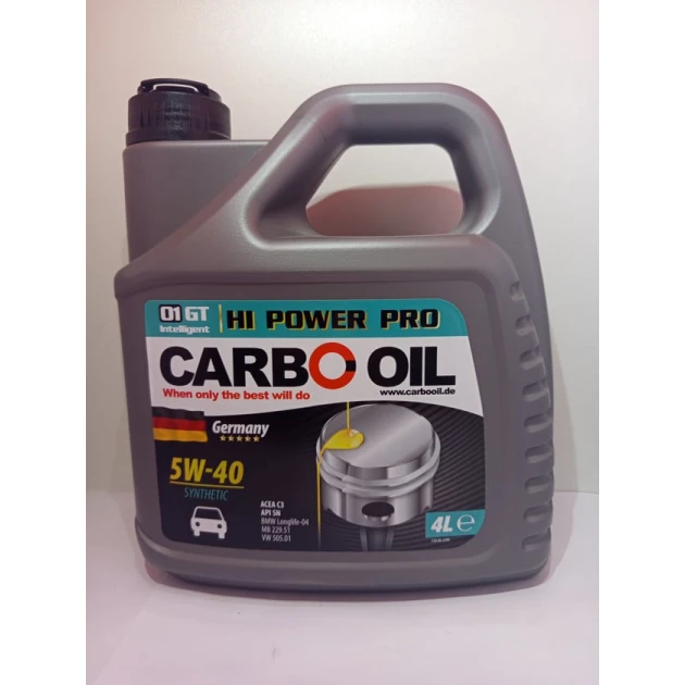Motor yağı Carbo Oil 5W40, 4l API SN ACEA C3 Carbo Oil 5W40, 4l API SN ACEA C3 Motor yağı Carbo Oil 5W40, 4l API SN ACEA C3 Carbo Oil 5W40, 4l API SN ACEA C3