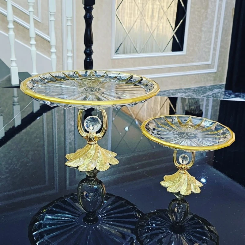 Набор NH_35SDFK, металл/стекло, золотистый/прозрачный, 2 шт