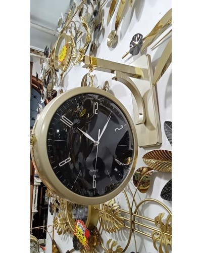 Divar saatı SS-077, 30 sm, qızılı