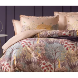 Комплект постельного белья Yataş Inell, пододеяльник 160x220 см, простыня 180x240 см, 1 наволочка 50x70 см, хлопок, полутораспальный