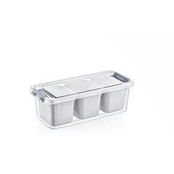 Контейнер для хранения продуктов Hobby Life 021065 1.8 л, 1 шт, 27.3x11.3x9 см, пластик, с крышкой, в ассортименте