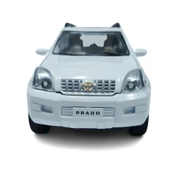 Машинка Toyota Prado, 14.5x5.5x4 см, белая Машинка Toyota Prado, 14.5x5.5x4 см, белая