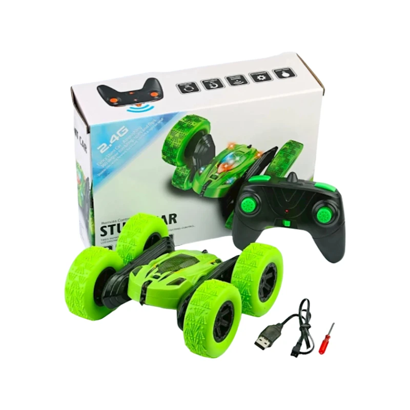 Радиоуправляемая машина Stunt Car 2.4G Green Радиоуправляемая машина Stunt Car 2.4G Green