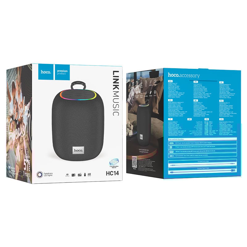 Портативная колонка Hoco HC14, черная