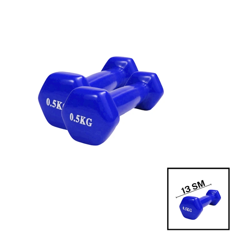 Гантели Gymnic, голубой, 0.5х0.5 кг Гантели Gymnic, голубой, 0.5х0.5 кг