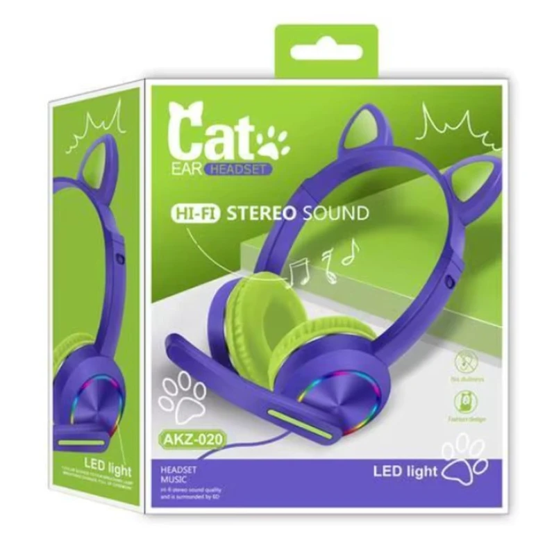 Simli qulaqlıqlar AKZ-020 Purple