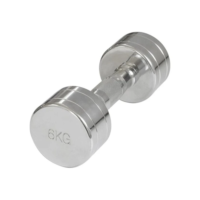 Гантели WS0044, 6 кг x 2 шт, никель