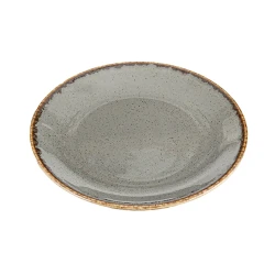 Тарелка Porland Seasons фарфор, темно-серый, 26 см