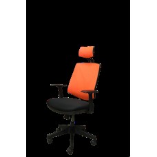 Ofis üçün kreslo Casella Bella 014 New File 03, 128х50 sm, narıncı